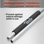 TONDA Low Profile Floor Jack, 2 Ton Aluminum and Steel Hydraulic Car Jack with Dual Pump System, Rapid Lift, Orange