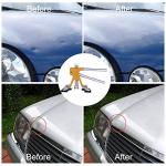 Gliston Auto Dent Puller Kit - Adjustable Golden Dent Remover Tools Paintless Dent Repair Kit Dent Lifter Puller for Car Large & Small Ding Hail Dent Removal
