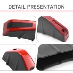 Opuweiy 4 PCS Universal Car Bumper Lip Spoiler Kit, Exterior Auto Mods Accessories with Anti-Scratch Design, Suitable for Most Vehicles (Red)