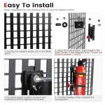 Molle Panel Fire Extinguisher Mount - Tactical Car Quick Release Fire Extinguisher Bracket Accessories Mounting Bracket Kits Fits 1-2 in Slots Holes for Trucks Vehicles Gear Molle Accessories