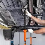 VEVOR Underhoist Support Stand, 3/4 Ton Capacity Under Hoist Jack Stand, Lifting from 52.8 to 76 in, Self-Locking Threaded Screw, Bearing Mounted Spin Handle Pole Jack, Support Vehicle Components