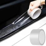 MYFAMIREA Anti-Scratch Anti-Collision Adhesive Strip Car Door Edge Guard Protector Strip Car Door Scuff Plate Protectors Transparent Invisible Tape for Rear Bumper/Door(33Ft x 2In)