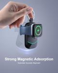 2500mAh Portable Charger for Apple Watch - Magnetic Fast Charging for Apple Watch Charger - Compact iWatch Accessories with Keychain for RV, Camping, Car & Travel Essential