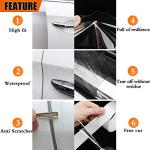 MYFAMIREA Anti-Scratch Anti-Collision Adhesive Strip Car Door Edge Guard Protector Strip Car Door Scuff Plate Protectors Transparent Invisible Tape for Rear Bumper/Door(33Ft x 2In)