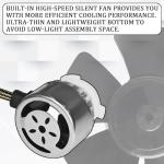 tobenbone 2 PCS 9005/HB3 Car LED Light Replacement, 3800LM 6000K Super Bright Waterproof C6 Fog Lighting Bulb, Plug & Play Led Headlights High and Low Beam Car Accessories