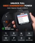 ANCEL AD310 Pro 2-in-1 OBD2 Scanner & Car Battery Tester, Diagnostic Tool with Bluetooth APP for iPhone & Android, Performance Test, Trip Analysis, Engine Health Self Check for All 1996+ Vehicles