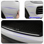 MYFAMIREA Anti-Scratch Anti-Collision Adhesive Strip Car Door Edge Guard Protector Strip Car Door Scuff Plate Protectors Transparent Invisible Tape for Rear Bumper/Door(33Ft x 2In)