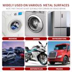 97pcs Dent Puller Kit, Car Dent Puller for Dent Repair, Car Dent Puller Kit with Golden Lifter, Slide Hammer T-Bar, Bridge Puller, Paintless Dent Removal Kit for Car Refrigerator Door Ding Repair