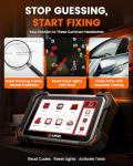 ANCEL DS500BT Bidirectional Scan Tool, Full-System Automotive Diagnostic Scanner with 28+ Services, Injector Coding, DPF/Brake/BMS/Oil/Gear/Throttle Functions, CAN FD Support, Lifetime Free Updates