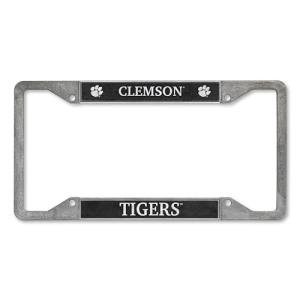 Clemson Tigers Pewter License Plate Frame