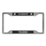 Clemson Tigers Pewter License Plate Frame