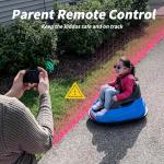 Hikiddo 6V Electric Kids Bumper Car - Navy Blue