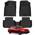 Honda Civic 2022 All-Weather Rubber Floor Mats