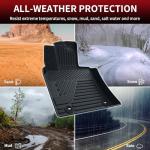 LASFIT All-Weather Floor Mats for 2025-2026 Camry