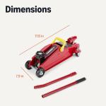 Amazon Basics Hydraulic Car Jack, 2 Ton Capacity