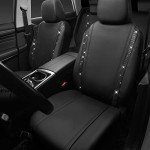 Diamond Bling Leather Car Seat Covers Set