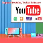 pdobq Switch Dock for Nintendo Switch2 Tv Adapter Portable Switch2 Docking Station, Switch TV Adapter Compatible Steam Deck/Switch OLED, USB C to HDMI Adapters Support 4K/1080P Switch2 TVs Dock Mode