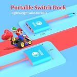 pdobq Switch Dock for Nintendo Switch2 Tv Adapter Portable Switch2 Docking Station, Switch TV Adapter Compatible Steam Deck/Switch OLED, USB C to HDMI Adapters Support 4K/1080P Switch2 TVs Dock Mode