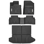 YITAMOTOR Floor Mats & Cargo Liner for Hyundai Tucson 2022-2025 2026 (Not Fit Hybrid & PHEV), Includes 2 Rows and Cargo Liner Set, All Weather Protection TPE Floor Liners,Trunk Mat Accessories, Black