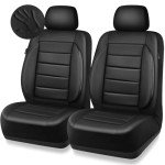 Leather 3D Foam Car Seat Covers - Front Set