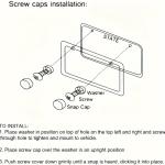 Fashion 2 Pack Matte Cherry Baby Pink License Plate Frames, Stainless Steel Car License Plate Cover Car Accessories with Screw Caps (Pink)