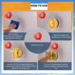 Professional Paintless Dent Repair Kit: 100W Heavy Duty Glue Gun & Slide Hammer T-Bar, 4-in-1 System with Glue Tabs & Suction Cups for Car Hail Damage and Door Ding Repair, DIY Auto Body Tool Set