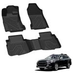 LASFIT Floor Mats for Subaru Outback & Legacy 2020-2025, All Weather TPE Custom Fit Easy Clean Durable No-Curling Floor Liners for Subaru Outback 1st & 2nd Row Car Mats, Black