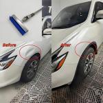 Professional Paintless Dent Repair Kit: 100W Heavy Duty Glue Gun & Slide Hammer T-Bar, 4-in-1 System with Glue Tabs & Suction Cups for Car Hail Damage and Door Ding Repair, DIY Auto Body Tool Set