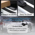 Ziciner Car Rear Bumper Protector Guard, Auto Anti-Scratch Collosion Rubber Trunk Door Entry Guards, Non-Slip Vehicle Bumper Protection Strip, Fit for Most Cars, SUVs, Vans (35"x2.7", Black)