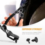 GOOACC Auto Trim Removal Tool Set 3Pcs No Scratch Pry Tool Kit with Storage Bag for Car Body Clips Door Panel Car Clips Dashboard Repair Black