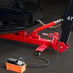 VEVOR Auto Body Frame Puller Straightener, 6T Tension Car Body Repair Equipment with 6000PSI Hydraulic Foot Pump & Swivel Post, Includes 16 Straightening Tools, for Auto Repair Shop, Sedan SUV Pickup