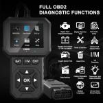 OBD2 Scanner Car Diagnostic Tool with 2.8" Color Display, Read & Clear Check Engine Codes, Live Data, I/M Readiness, O2 Sensor Test, Battery Voltage Check for Most 12V OBDII Vehicles