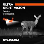 SYLVANIA 9005 SilverStar Ultra High Performance Halogen Headlight Bulb, (Contains 2 Bulbs)