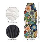Bright Boho Floral Car Seat Covers for Women