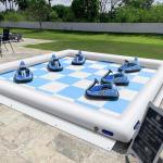 CZGBRO Inflatable Bumper Car Racing Track - Inflatable Race Track with Pump Go Kart Race Pipe Without Bottom(White, 9.9 * 9.9FT)