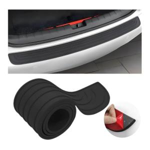Yourkar Car Rear Bumper Guard, Anti-Scratch Auto Trunk Door Entry Protector, Non-Slip Bumper Protection Strip for Most Cars, SUVs, Trucks, Universal Exterior Car Accessories (Black, 40")