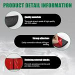 Yourkar Car Rear Bumper Guard, Anti-Scratch Auto Trunk Door Entry Protector, Non-Slip Bumper Protection Strip for Most Cars, SUVs, Trucks, Universal Exterior Car Accessories (Black, 40")