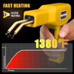 ATOLS Upgraded Plastic Welder, 1000PCS Staples, Pure Copper Transformer, Rapid Heating, Plastic Welding Kit, Hot Stapler Kit, Plastic Welder Gun Kit, Car Bumper Repair Kit, Plastic Repair Kit