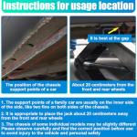 GAOLAOSY 2PCS Car Scissor Jack Kit, Heavy Duty Portable Car Lift Jacks Tool with 2 Ton/4,409 lbs Capacity, Universal Auto Tire Jack with Ratchet Wrench, Auto Emergency Accessories for Cars SUV MPV