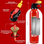 Fire Extinguisher for Home - 2pack Car Fire Extinguisher with Wall Mount, Small A B C K Fire Extinguisher, Water-Based Fire Extinguishers for Car/House/Kitchen/Truck/Marine/Boat/Vehicle/utv/rv