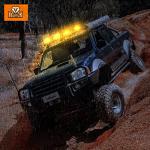 Nilight 3Inch Amber LED Light Pods 2PCS 10W Super Spot Fog Lights Auxiliary Driving Lamp Built-in EMC for Motorbike SUV ATV Truck Boat Tractor Forklift