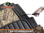 Mossy Oak Camo Trimmable Floor Mats - All Weather Protection - Trim to Fit for Car, SUV, Van, Trucks - Official Licensed Product (4 Pcs)