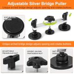 97pcs Dent Puller Kit, Paintless Dent Removal Kit for Dent Repair, Car Dent Repair Kit with Golden Lifter, Bridge Puller, Slide Hammer T-Bar, Car Dent Puller for Car Refrigerator Door Ding Repair