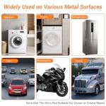 97pcs Dent Puller Kit, Paintless Dent Removal Kit for Dent Repair, Car Dent Repair Kit with Golden Lifter, Bridge Puller, Slide Hammer T-Bar, Car Dent Puller for Car Refrigerator Door Ding Repair