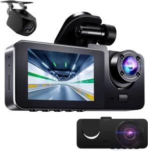 Dash Cam Front and Rear, 4K+1080P Dual Dash Camera for Cars with 5G WiFi, Built-in 32GB Card, Night Vision, G-Sensor, 24H Parking Mode