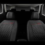 Quilting Leather Seat Covers for Front Seats