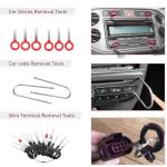 JNLK 352pcs Trim Removal Tool, Pry Tool, Door Panel Removal Tool Kit, Clip Tool, Fasteners Removal Tool with Car Retainer Body Clips Set, red