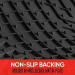 Motor Trend FlexTough Plus-2 Piece Front Car Floor Mats- Black Contour Liners-Deep Dish Heavy Duty Rubber Floor Mats for Car SUV Truck & Van-All Weather Protection, Universal Trim to Fit