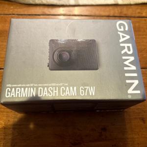 Garmin Dash Cam 67W with 180° View and Voice Control