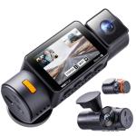 Vantrue New N4S 3 Channel Dash Cam, Front Rear Inside 2.7K+1440P+1440P Dashcam for Cars, Front and Rear Dual Channel, PlatePix™ Tech, STARVIS 2 Night Vision, Parking Mode, Wi-Fi, Support 1TB (RC18)